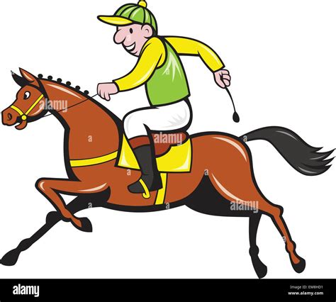 cartoonhd jockey|Jockey Cartoon Images – Browse 5,937 Stock Photos, Vectors, .